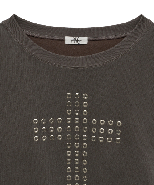 Midnight Move(ミッドナイトムーブ)の「ey cross mtm (brown)(スウェット・レディース・その他・FREE)」の3枚目の写真