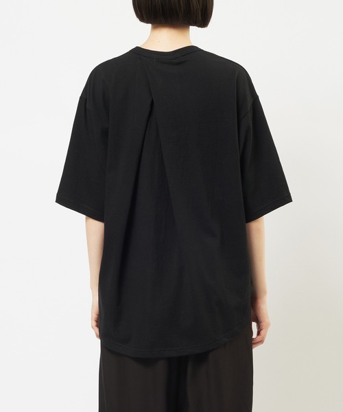 gomme（ゴム）の「バックタックパネルＴ（Tシャツ/カットソー・レディース・ホワイト/ブラック/チャコールグレー・MEDIUM）」の18枚目の写真