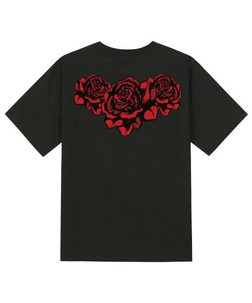 KAN6312(カン6312)の「KTB0026 ローズブラッド 半袖Tシャツ - ブラック(Tシャツ/カットソー・メンズ・その他・LARGE/MEDIUM/SMALL/X-LARGE)」の1枚目の写真