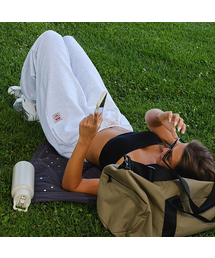 ERER（エルエル）の「Washed Jogger Pants White Melange（スウェットパンツ）」