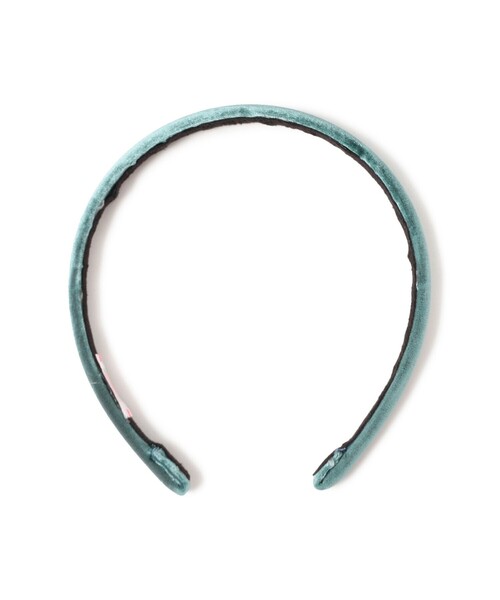 こども ビームス（コドモビームス）の「lusikka / ベルベット カチューシャ（カチューシャ・キッズ・ブルー系その他3/ホワイト系その他6/パープル系その他6・ONE SIZE）」の2枚目の写真