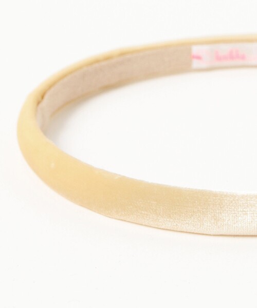 こども ビームス（コドモビームス）の「lusikka / ベルベット カチューシャ（カチューシャ・キッズ・ブルー系その他3/ホワイト系その他6/パープル系その他6・ONE SIZE）」の5枚目の写真