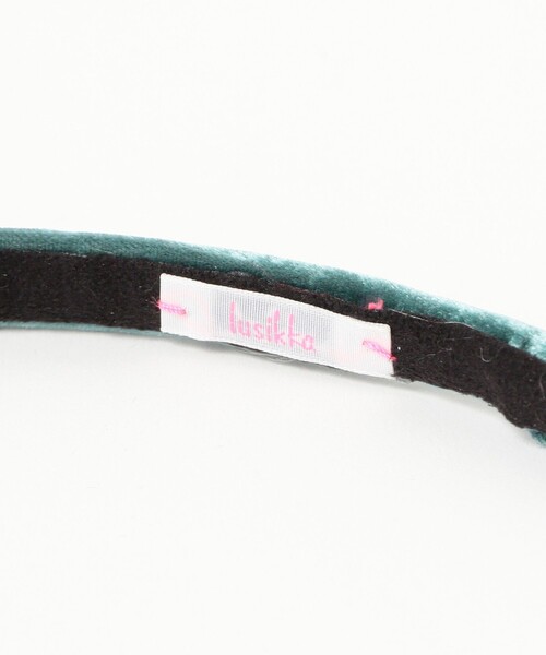 こども ビームス（コドモビームス）の「lusikka / ベルベット カチューシャ（カチューシャ・キッズ・ブルー系その他3/ホワイト系その他6/パープル系その他6・ONE SIZE）」の9枚目の写真