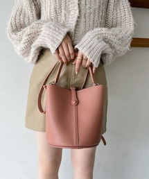 31 Sons de mode（トランテアン　ソン　ドゥ　モード）の「2wayバケツ型ショルダーバッグ（ハンドバッグ）」