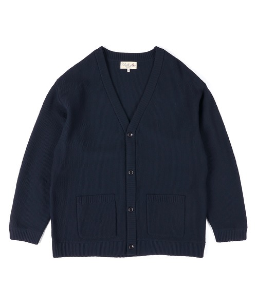 The DUFFER of ST.GEORGE(ザダファーオブセントジョージ)の「WASHABLE WAFFLE KNIT CARDIGAN:自宅で洗える ウォッシャブル ワッフルニット カーディガン(カーディガン/ボレロ・メンズ・ネイビー/アッシュグレー/ブラック・MEDIUM/LARGE/X-LARGE)」の12枚目の写真