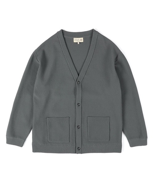 The DUFFER of ST.GEORGE(ザダファーオブセントジョージ)の「WASHABLE WAFFLE KNIT CARDIGAN:自宅で洗える ウォッシャブル ワッフルニット カーディガン(カーディガン/ボレロ・メンズ・ネイビー/アッシュグレー/ブラック・MEDIUM/LARGE/X-LARGE)」の11枚目の写真