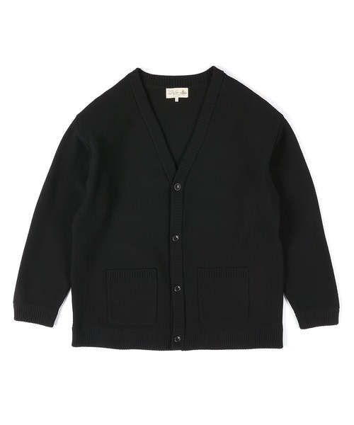 The DUFFER of ST.GEORGE(ザダファーオブセントジョージ)の「WASHABLE WAFFLE KNIT CARDIGAN:自宅で洗える ウォッシャブル ワッフルニット カーディガン(カーディガン/ボレロ・メンズ・ネイビー/アッシュグレー/ブラック・MEDIUM/LARGE/X-LARGE)」の10枚目の写真