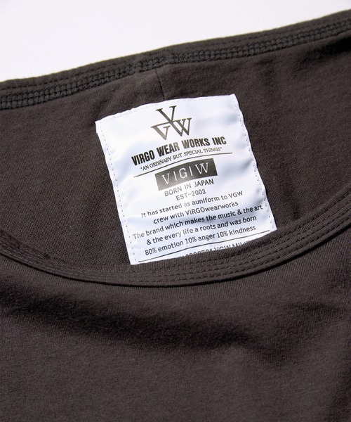 VIRGOwearworks（ヴァルゴウェアワークス）の「ULTIMATE [Q] HAUTE（Tシャツ/カットソー・メンズ・ホワイト/ブラック/チャコールグレー・2/3/4/5）」の13枚目の写真