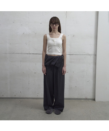 LCDC TM（エルシーディーシーティーエム）の「FOLDOVER VOLUME TROUSERS (GREY)（スラックス）」