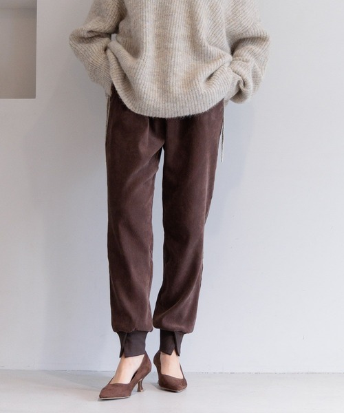 BAYFLOW（ベイフロー）の「モールジョガーパンツ（その他パンツ・レディース・チャコール/ダークブラウン・MEDIUM/SMALL）」の17枚目の写真