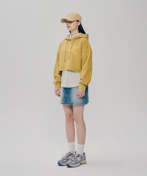 YALE(イェール)の「ウィメンズアーチロゴピグメントクロップフード_イエロー(パーカー・レディース・その他・SMALL/MEDIUM)」の15枚目の写真