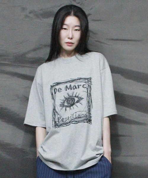 DEMARC(ドゥマーク)の「ストリートグラフィックボックスフィット半袖Tシャツグレー(Tシャツ/カットソー・レディース・その他・MEDIUM/LARGE)」の3枚目の写真