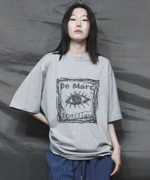 DEMARC(ドゥマーク)の「ストリートグラフィックボックスフィット半袖Tシャツグレー(Tシャツ/カットソー・レディース・その他・MEDIUM/LARGE)」の5枚目の写真