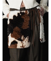 ELCHELE | ANIMAL FUR WRAP SKIRT(スカート)