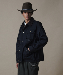 PENFIELD（ペンフィールド）の「[TRAILWEAR] ワックスコットンカラー ブロックワークジャケット ブラック_FR1WJ80U（その他アウター）」