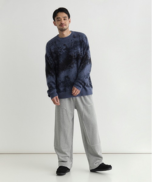 Right-on(ライトオン)の「Other(ソノタ)【メンズ】ダブルニースウェットパンツ(その他パンツ・メンズ・ブラック/グレー・L/XL/M)」の15枚目の写真