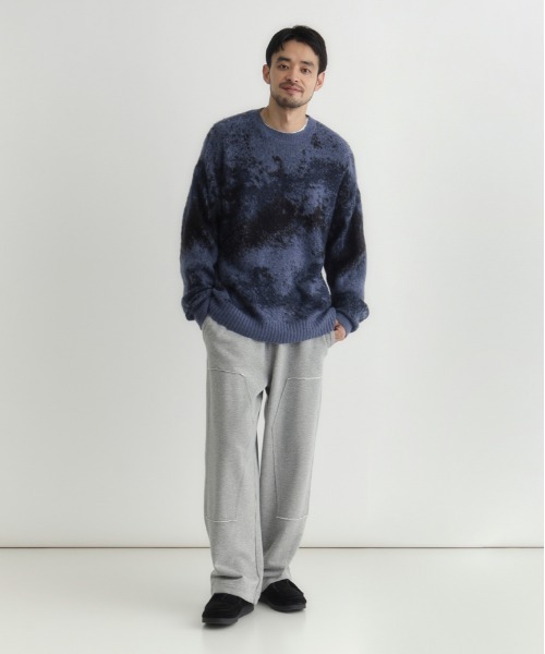 Right-on(ライトオン)の「Other(ソノタ)【メンズ】ダブルニースウェットパンツ(その他パンツ・メンズ・ブラック/グレー・L/XL/M)」の16枚目の写真