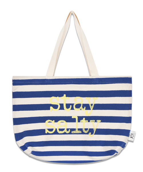 NAKED SURF CLUB(ネイキッドサーフクラブ)の「ソルティストライプビッグバッグ (ブルー)(ショルダーバッグ・レディース・ブルー・FREE)」の1枚目の写真