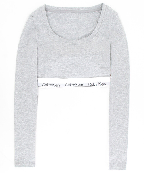 Calvin Klein Under/カルバンクライン Icon Cotton Modal ロングスリーブアウトプッシュブラレット / QF8604AD