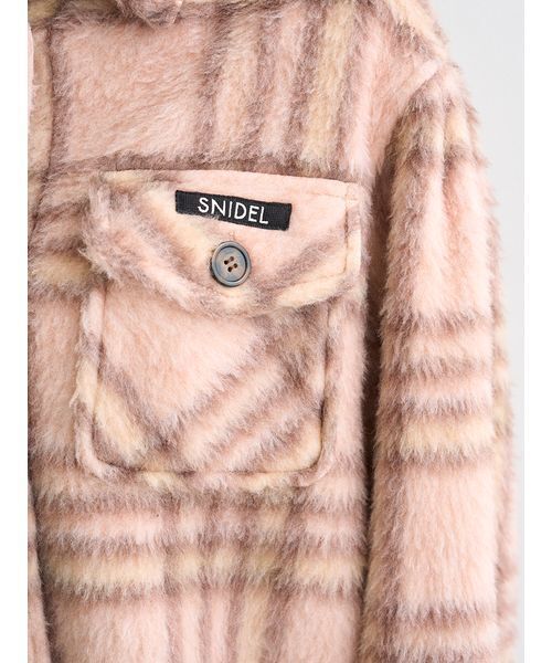 SNIDEL(スナイデル)の「【SNIDEL/Prentiss】チェックCPOジャケット(ミリタリージャケット・レディース・アイボリー・F)」の7枚目の写真