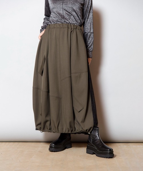 セール】レースプリーツ切替スカート（スカート）｜OSMOSIS