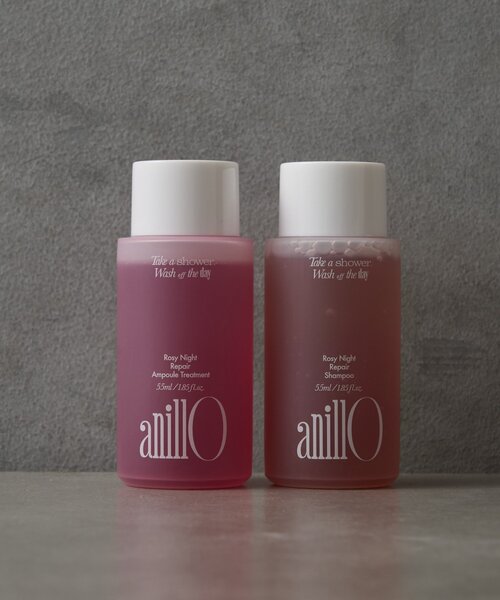 anillo】Rosy Night repair hair&brush set ブラシ付きヘアケアセット