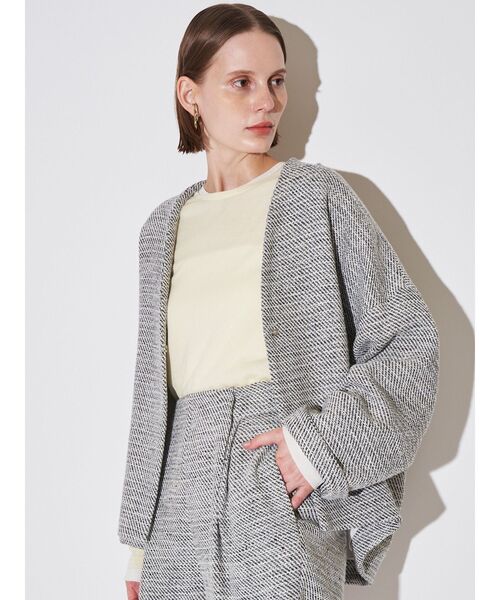ELENDEEK（エレンディーク）の「ツイードフォルムショートコート
