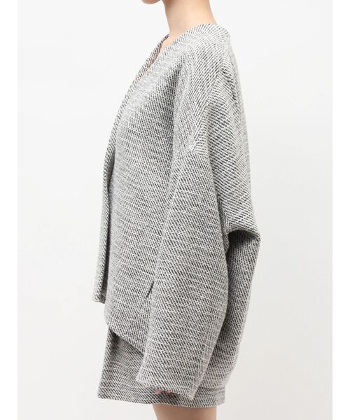 ELENDEEK（エレンディーク）の「ツイードフォルムショートコート