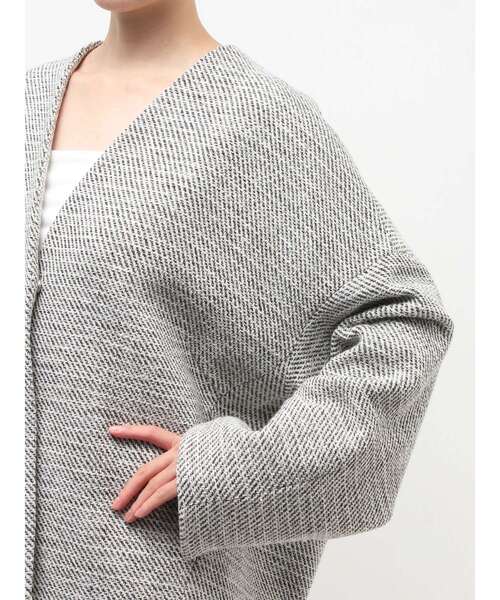 ELENDEEK（エレンディーク）の「ツイードフォルムショートコート