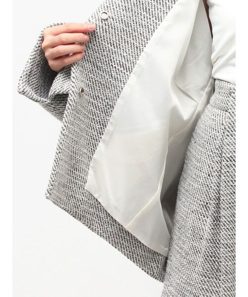 ELENDEEK（エレンディーク）の「ツイードフォルムショートコート