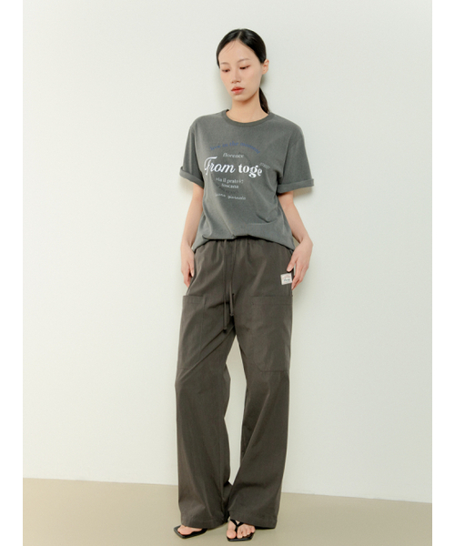 TOGE(トジ)の「トジェグラフィックTシャツ(チャコール)(Tシャツ/カットソー・レディース・その他・FREE)」の3枚目の写真