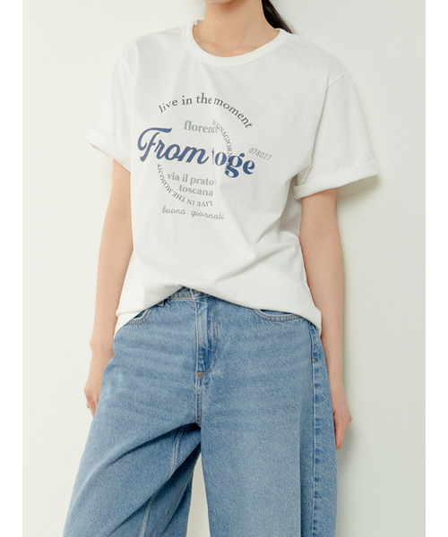 TOGE(トジ)の「トジェグラフィックTシャツ(チャコール)(Tシャツ/カットソー・レディース・その他・FREE)」の5枚目の写真