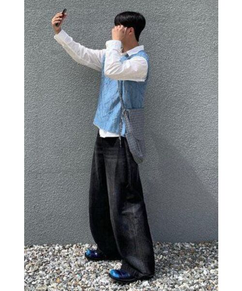 RAD FICTION(ラッドフィックション)の「DOHERTY FISHERMAN CABLE KNIT VEST / PALE BLUE(ベスト・メンズ・その他・ONE)」の5枚目の写真