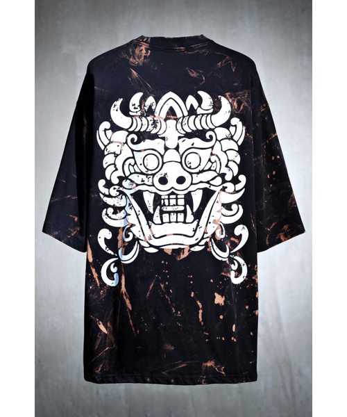 KIRTIMUKHA（キールティムカ）の「ロゴラフブリーチルーズフィット半袖Tシャツブラック（Tシャツ/カットソー・メンズ・その他・2/3）」の8枚目の写真