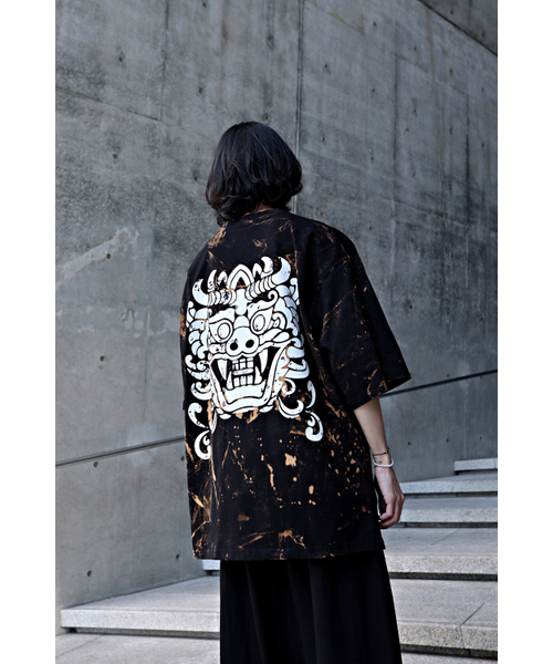 KIRTIMUKHA（キールティムカ）の「ロゴラフブリーチルーズフィット半袖Tシャツブラック（Tシャツ/カットソー・メンズ・その他・2/3）」の12枚目の写真