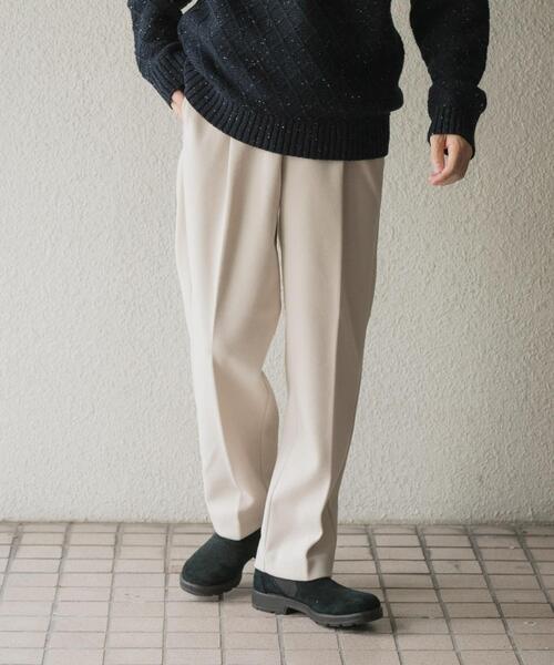 ITEMS URBANRESEARCH(アイテムズ アーバンリサーチ)の「『洗濯可』静電気防止ジャージメルトンスラックス(その他パンツ・メンズ・モカ/ブラック/チャコールグレー/アイボリー・LARGE/MEDIUM)」の7枚目の写真