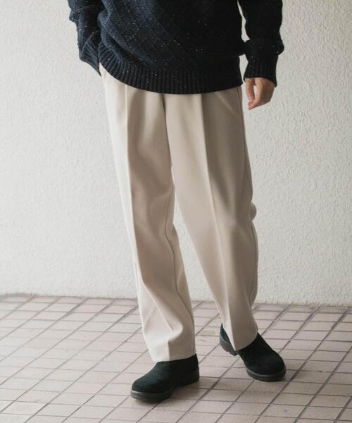 ITEMS URBANRESEARCH(アイテムズ アーバンリサーチ)の「『洗濯可』静電気防止ジャージメルトンスラックス(その他パンツ・メンズ・モカ/ブラック/チャコールグレー/アイボリー・LARGE/MEDIUM)」の8枚目の写真