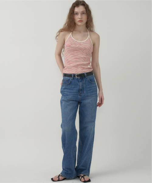 MOTT(モット)の「ネイチャーワイドデニム - ミドルブルー(デニムパンツ・レディース・その他・SMALL/MEDIUM/LARGE)」の4枚目の写真