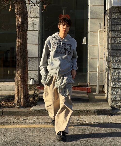 KIJUN MEN（キジュンメンズ）の「Grocery Hoodie Zip-up Melange Grey（パーカー・メンズ・その他・MEDIUM/LARGE/X-LARGE）」の11枚目の写真