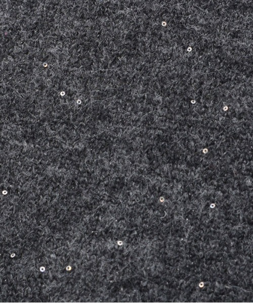 CavariA（キャバリア）の「『CavariA/キャバリア』スパンコールニットクルーネック（ニット/セーター・メンズ・グレー/ブラウン/チャコールグレー・L/M）」の8枚目の写真