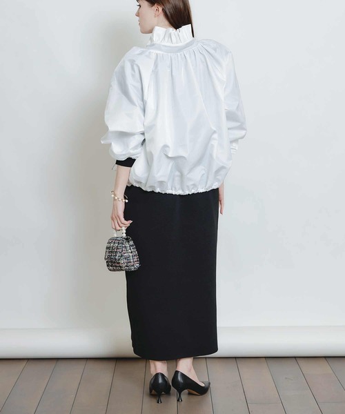 PICCIN（ピッチン）の「ザビエルブルゾン（ブルゾン・レディース・ネイビー/ブラック/オフホワイト・M）」の10枚目の写真