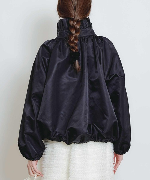 PICCIN（ピッチン）の「ザビエルブルゾン（ブルゾン・レディース・ネイビー/ブラック/オフホワイト・M）」の6枚目の写真