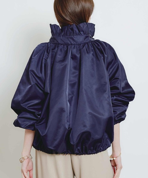 PICCIN（ピッチン）の「ザビエルブルゾン（ブルゾン・レディース・ネイビー/ブラック/オフホワイト・M）」の21枚目の写真