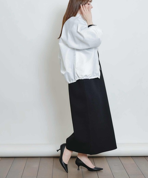 PICCIN（ピッチン）の「ザビエルブルゾン（ブルゾン・レディース・ネイビー/ブラック/オフホワイト・M）」の11枚目の写真