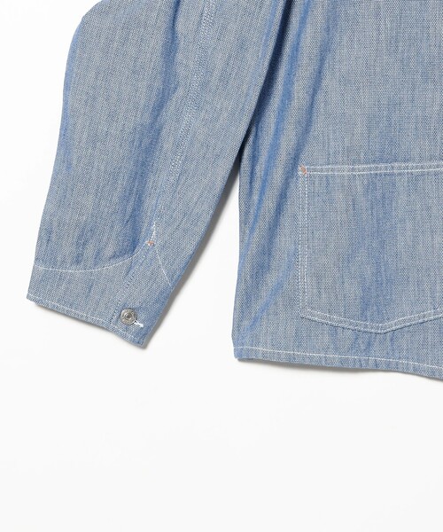 BEAMS PLUS(ビームスプラス)の「Engineer Jacket Indigo Oxford(デニムジャケット・メンズ・インディゴブルー/ブルー・X-LARGE/LARGE/MEDIUM/SMALL)」の10枚目の写真