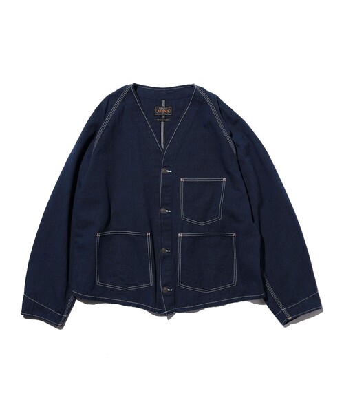 BEAMS PLUS(ビームスプラス)の「Engineer Jacket Indigo Oxford(デニムジャケット・メンズ・インディゴブルー/ブルー・X-LARGE/LARGE/MEDIUM/SMALL)」の14枚目の写真