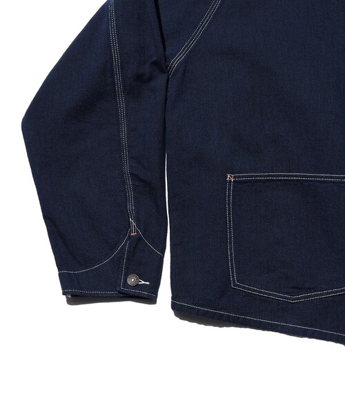 BEAMS PLUS(ビームスプラス)の「Engineer Jacket Indigo Oxford(デニムジャケット・メンズ・インディゴブルー/ブルー・X-LARGE/LARGE/MEDIUM/SMALL)」の16枚目の写真