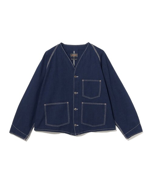 BEAMS PLUS(ビームスプラス)の「Engineer Jacket Indigo Oxford(デニムジャケット・メンズ・インディゴブルー/ブルー・X-LARGE/LARGE/MEDIUM/SMALL)」の18枚目の写真