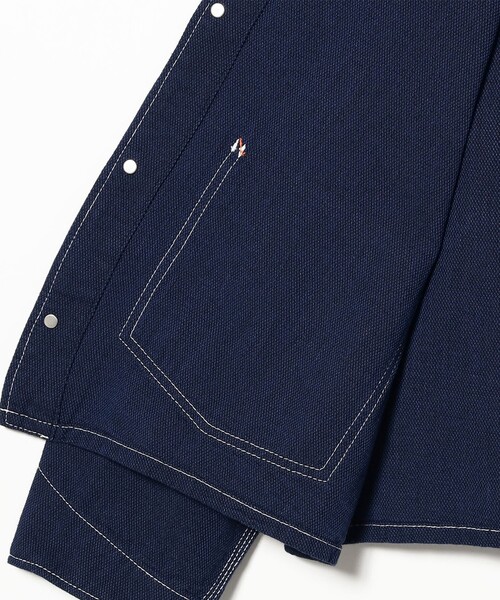BEAMS PLUS(ビームスプラス)の「Engineer Jacket Indigo Oxford(デニムジャケット・メンズ・インディゴブルー/ブルー・X-LARGE/LARGE/MEDIUM/SMALL)」の19枚目の写真