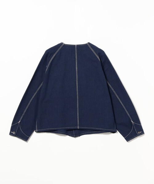 BEAMS PLUS(ビームスプラス)の「Engineer Jacket Indigo Oxford(デニムジャケット・メンズ・インディゴブルー/ブルー・X-LARGE/LARGE/MEDIUM/SMALL)」の20枚目の写真